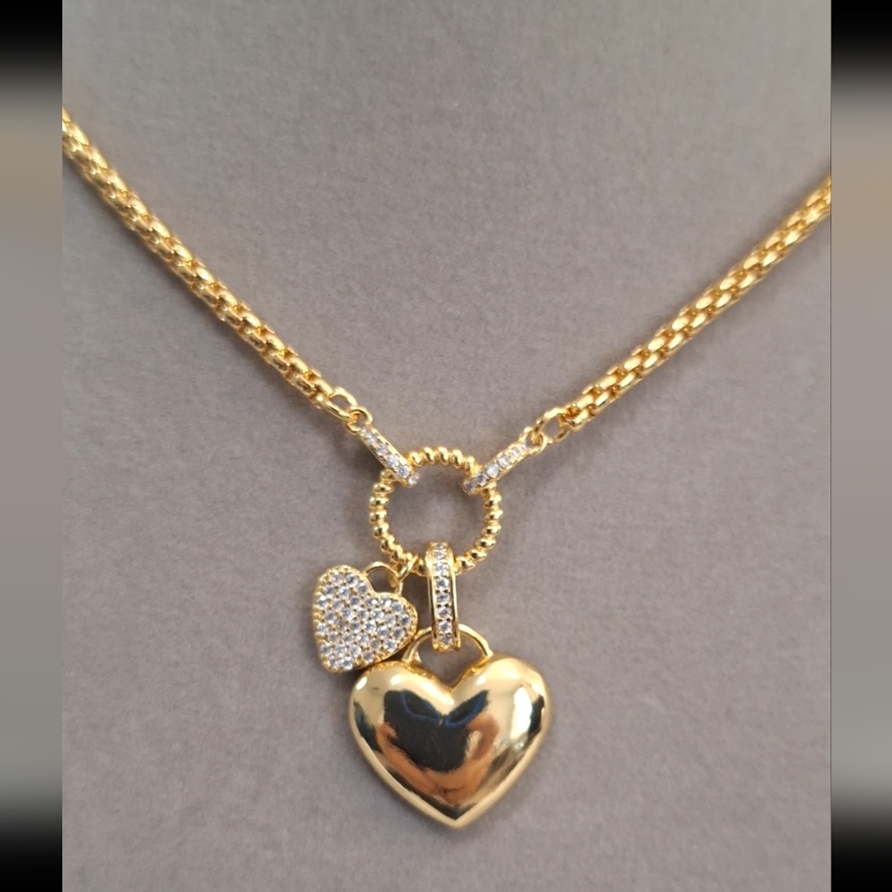 Heart gold-filled necklace 14kt.. - Picture 3 of 4